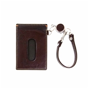 【ザショップティーケー】パスケース メンズ 伸縮リール付 イタリア革 ルーチェ