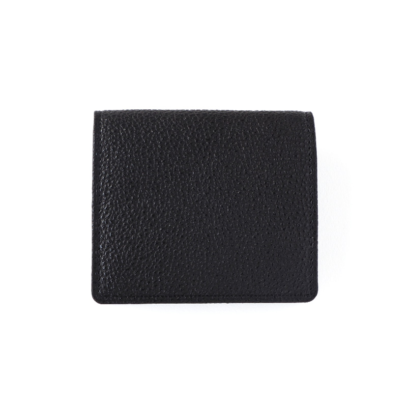 Mikado【ミカド】黒桟革 BOX小銭入れ  日本製